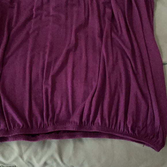 C.Oliver brand unique looking purple top. Adorable with elastic band at bottom💜 - Picture 6 of 6